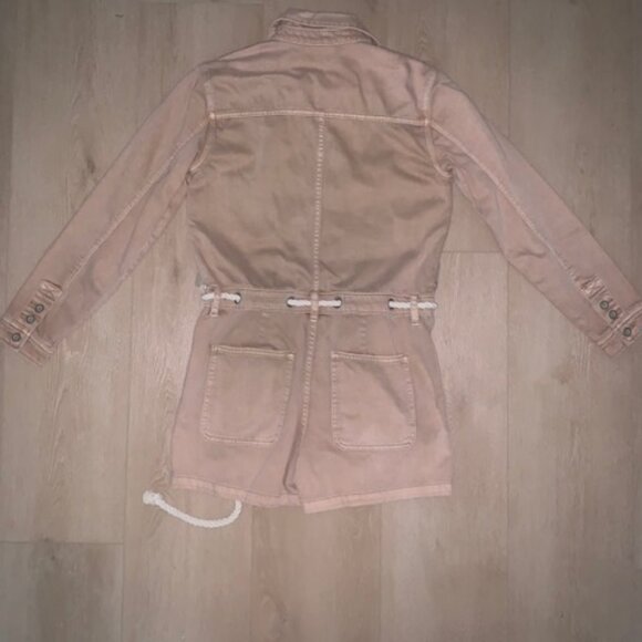 NWOT Free People “Out In The Thunder” Women's Edgy Utility Romper – Size S - Picture 5 of 13
